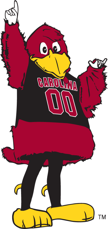 South Carolina Gamecocks 1998-2005 Mascot Logo diy DTF decal sticker